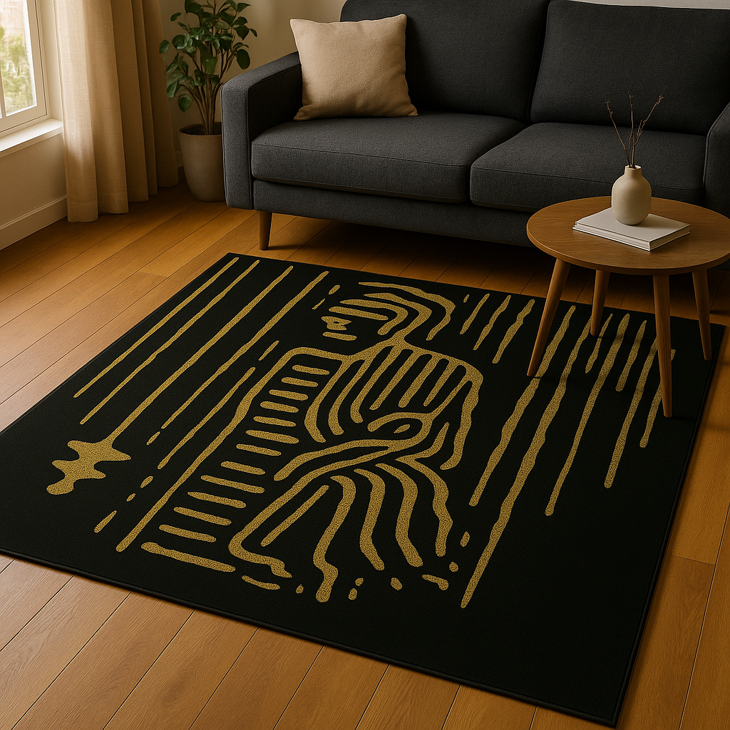 Golden Heritage Abstract Rug