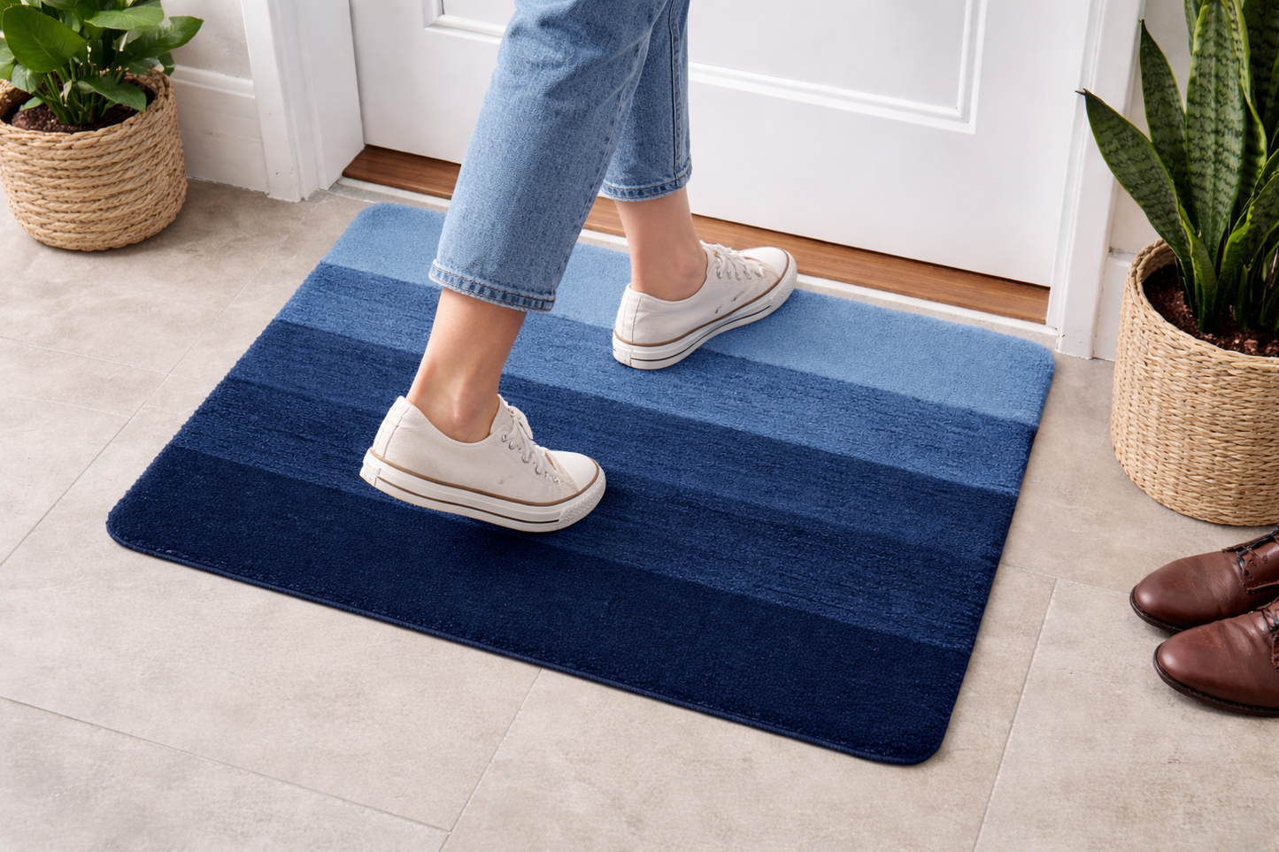 Handmade New Zealand Wool Doormat – Stylish Entry Rug