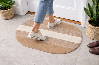 Handmade New Zealand Wool Doormat – Stylish Entry Rug