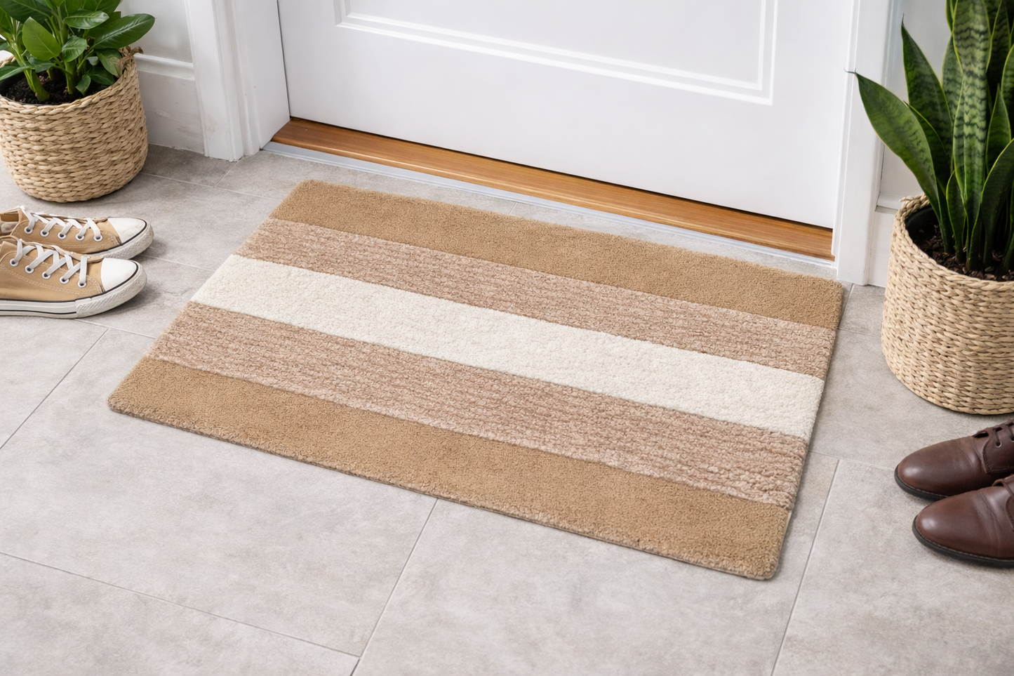 Handmade New Zealand Wool Doormat – Stylish Entry Rug