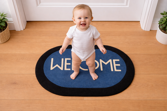 Handmade New Zealand Wool Doormat – Stylish Entry Rug