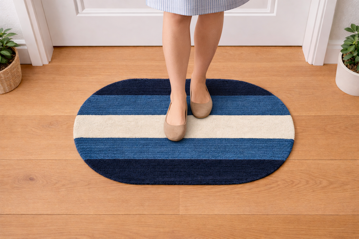 Handmade New Zealand Wool Doormat – Stylish Entry Rug