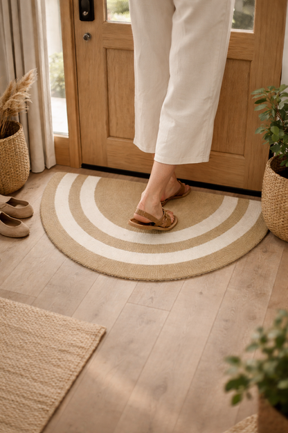 Handmade New Zealand Wool Doormat – Stylish Entry Rug