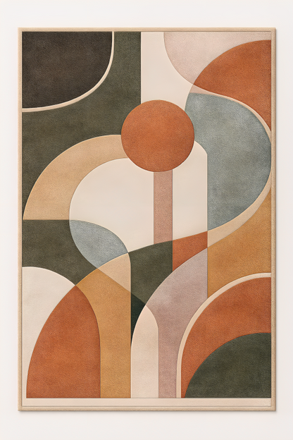 Modern Arc Harmony Wool Rug