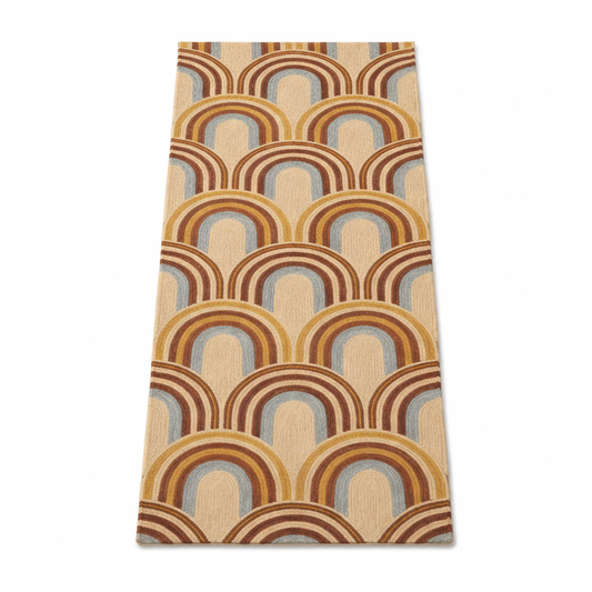 The Retro Arch Harmony Wool Runner Rug