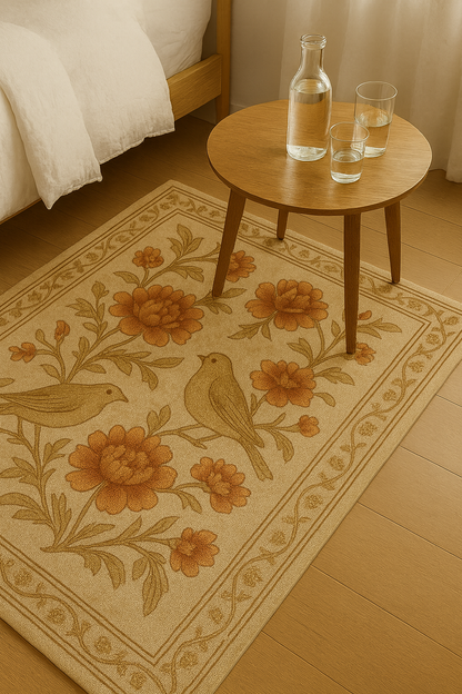 Vintage Meadow Floral Rug