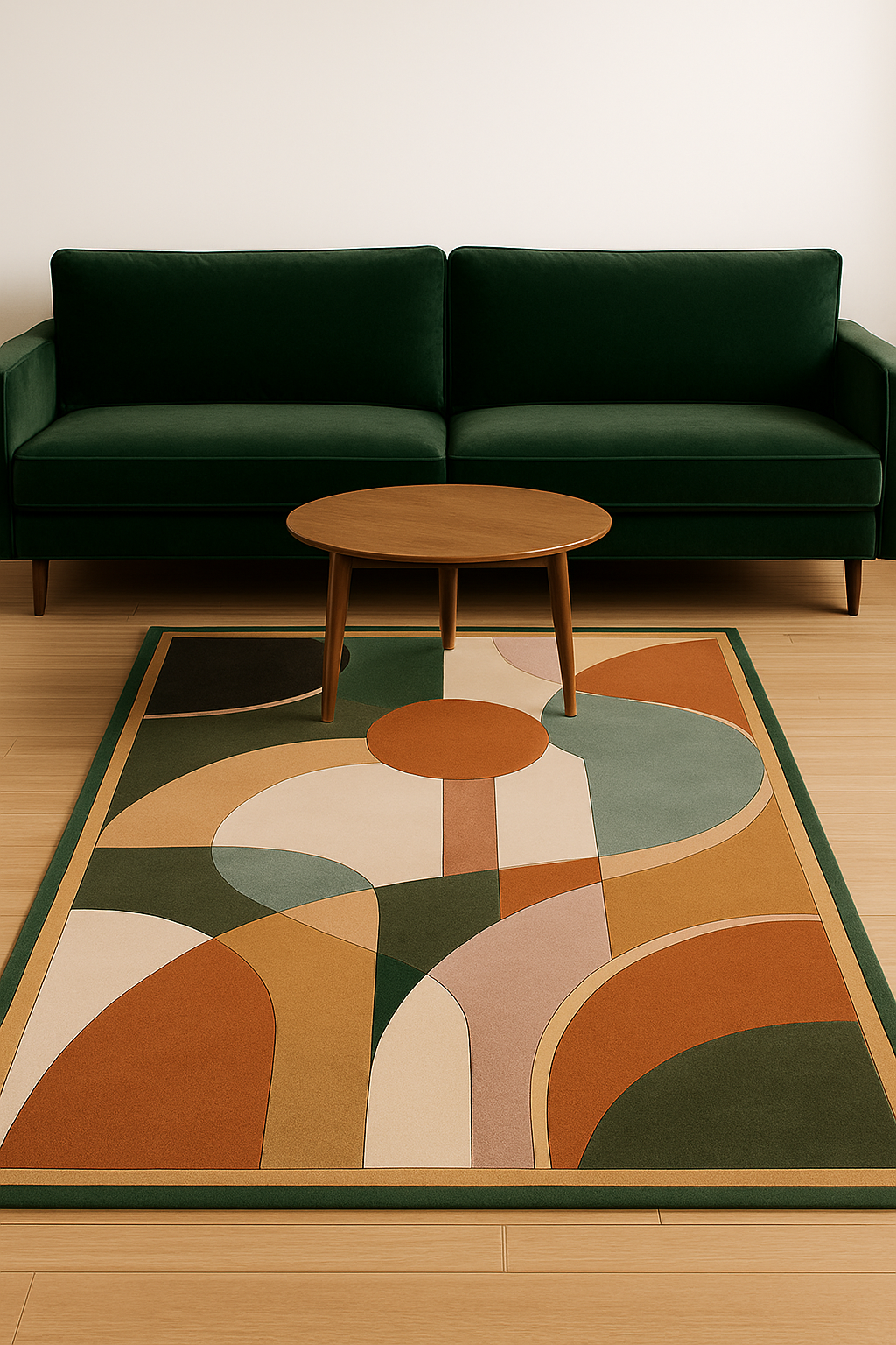 Modern Arc Harmony Wool Rug