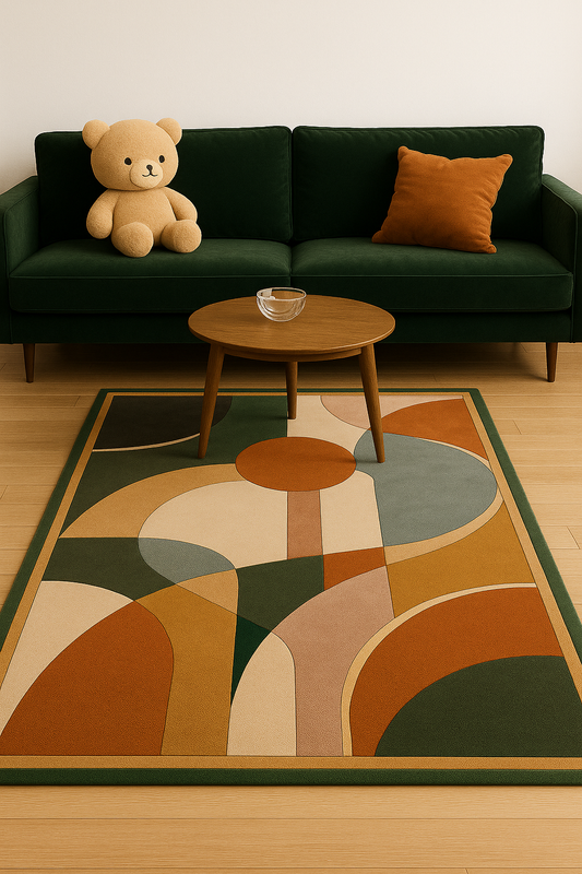 Modern Arc Harmony Wool Rug