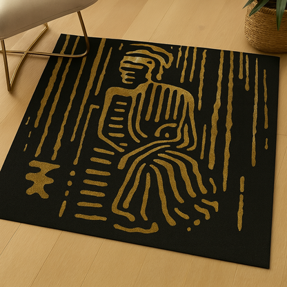 Golden Heritage Abstract Rug