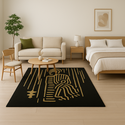 Golden Heritage Abstract Rug