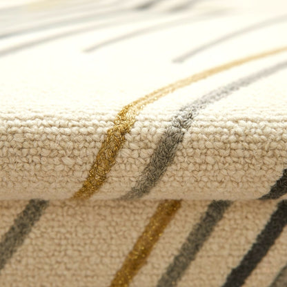 The Flowline Strata Wool Runner Rug