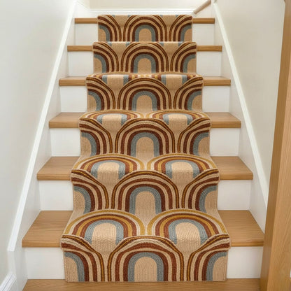 The Retro Arch Harmony Wool Runner Rug